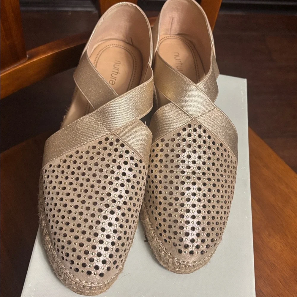 Nurture Cantrell perforated leather upper slip on #5